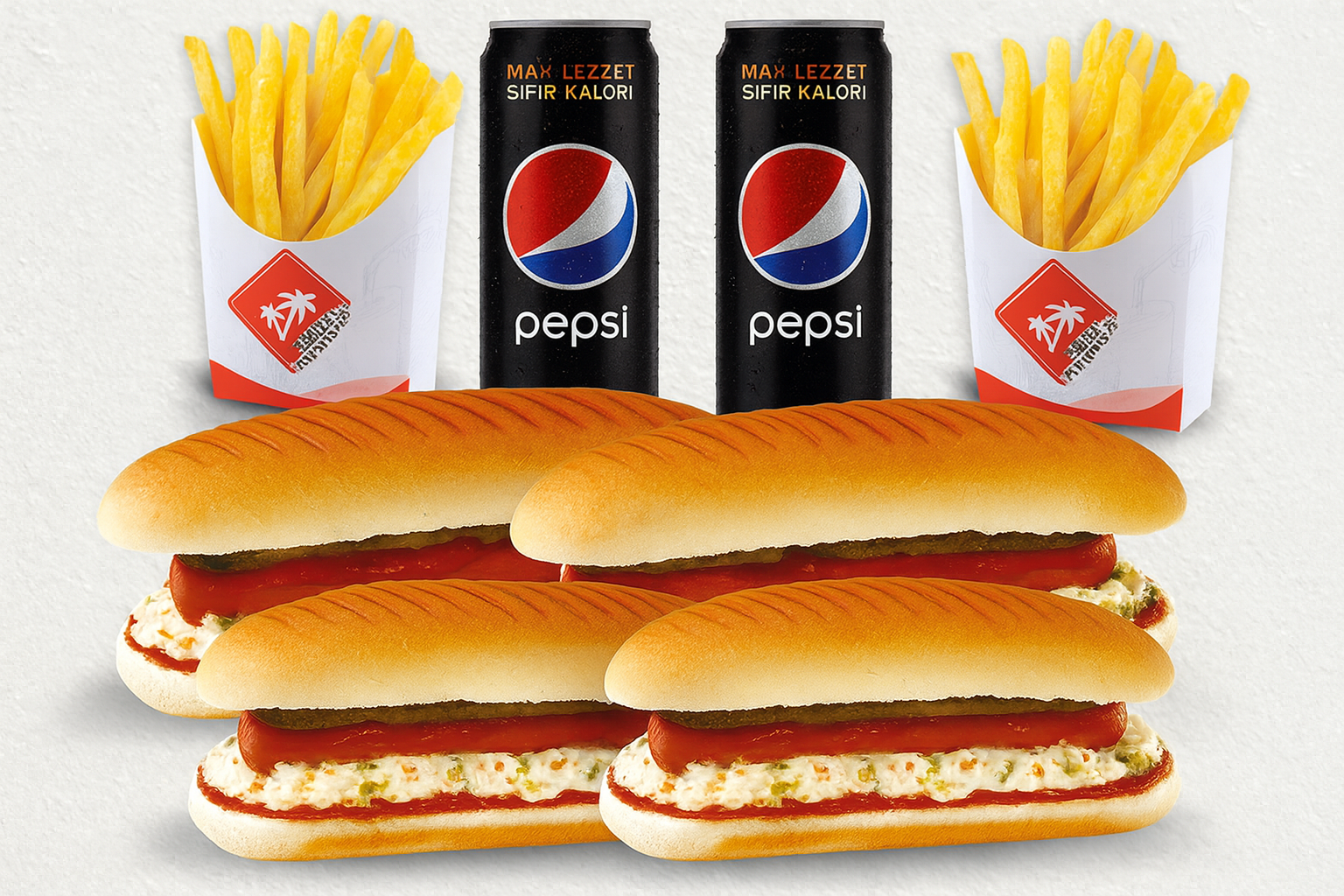 4'lü Goralı Sandviç Menü