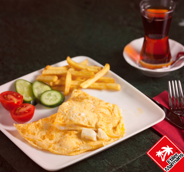 Beyaz Peynirli Omlet