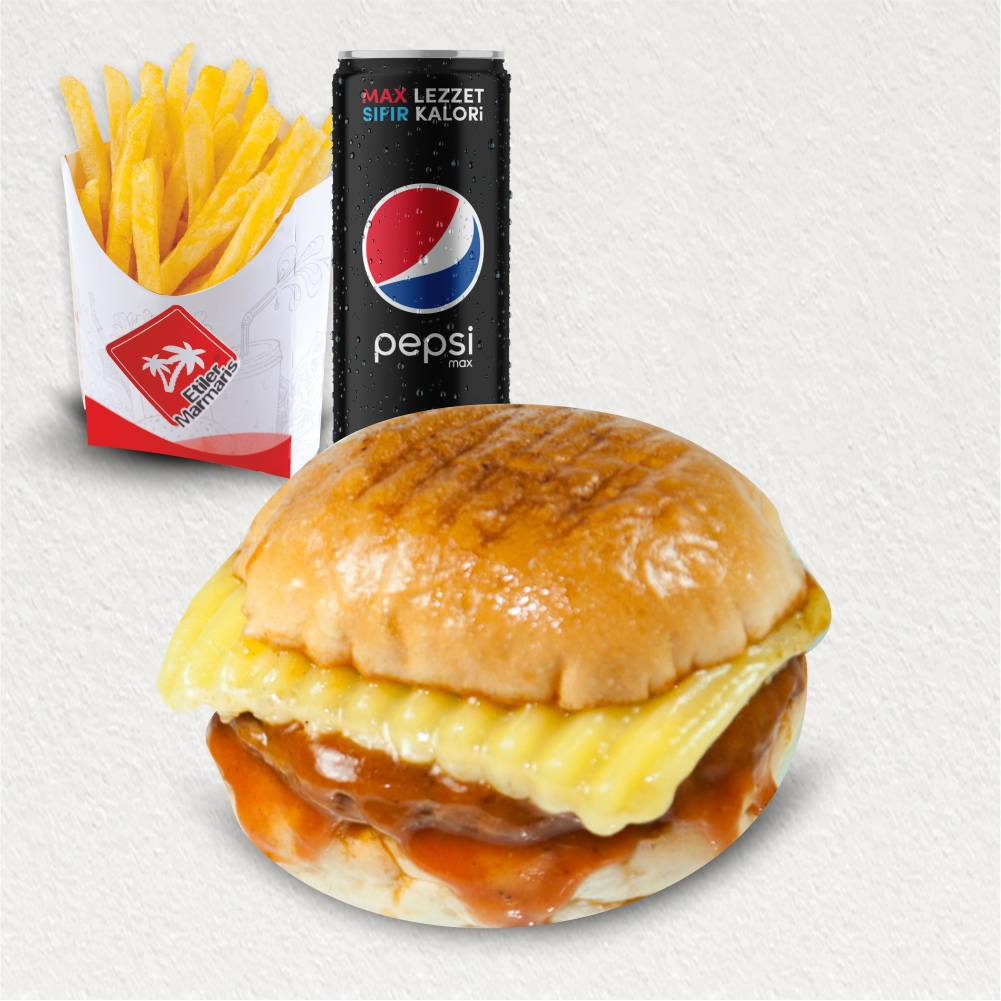 Islak Cheeseburger Menü