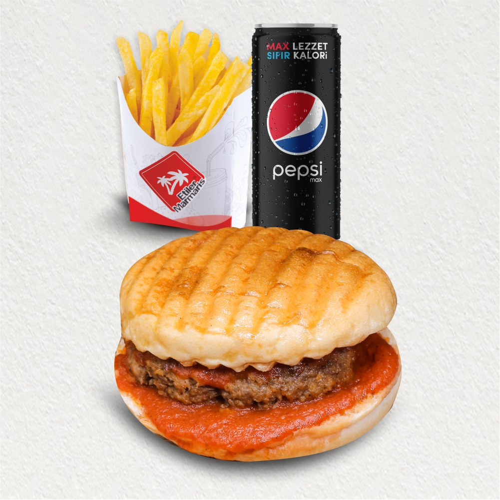 Tek'li Islak Hamburger Menü