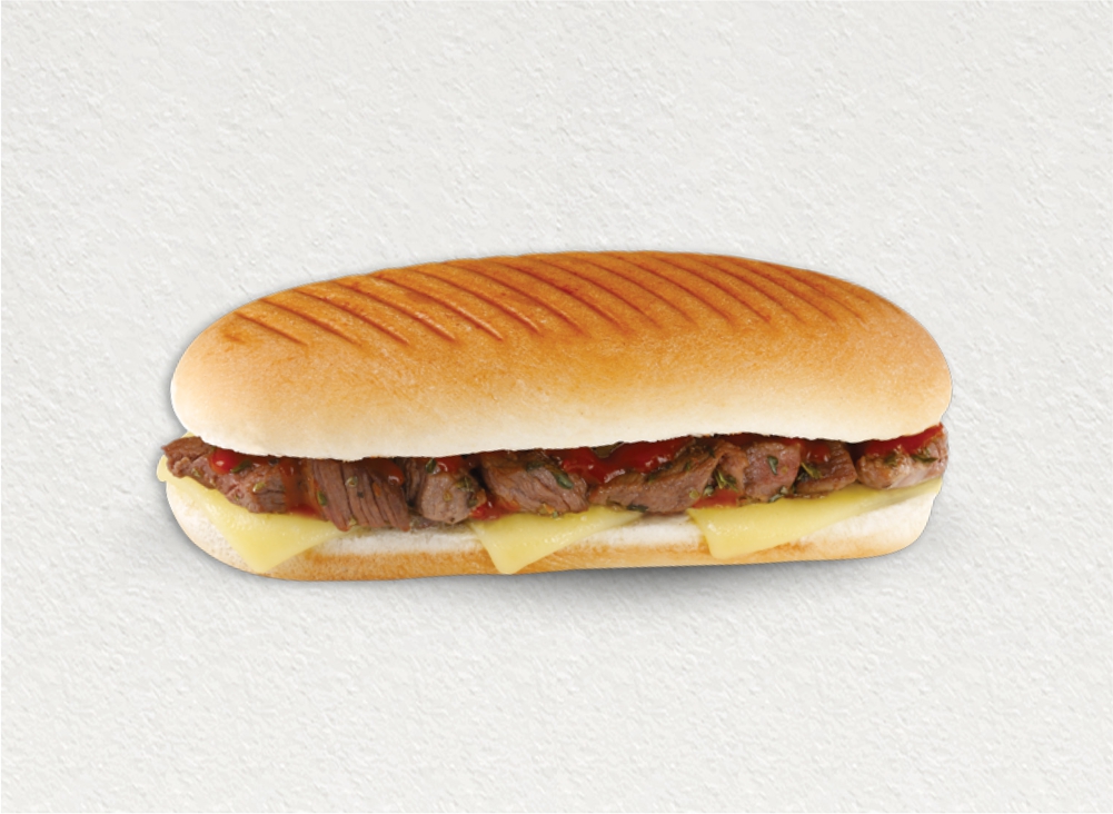 Biftek Kaşarlı Sandviç