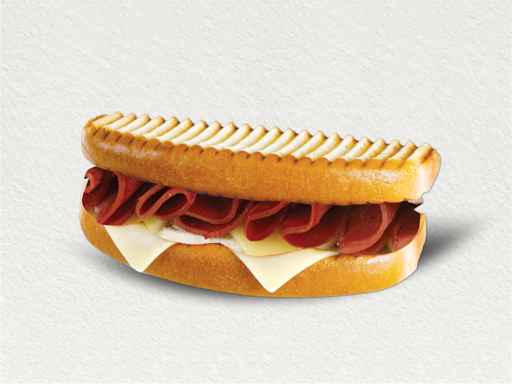 Ayvalık Ekmeğine Dilli Kaşarlı Tost