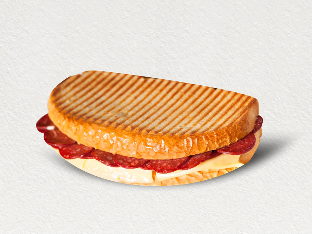 Ayvalık Ekmeğine Karışık Tost